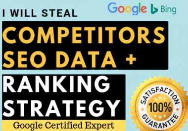 Analysis competitor,  backlinks,  seo audit report