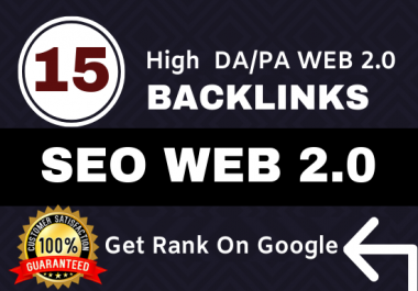 Manually Create 15 High Quality Web2.0 Backlinks
