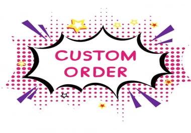 Custom order for my Clients ONLY- Do not order