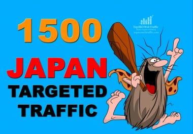 PROVIDE 1,500 HIGHT QUALITY JAPAN WEB TRAFFIC VISITORS