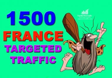 GET 1500 HIGH QUALITY UNIQUE FRANCE WEB TRAFFIC VISITORS