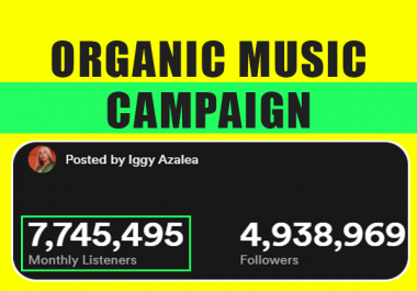 monthly listeners and streams for your artist profile