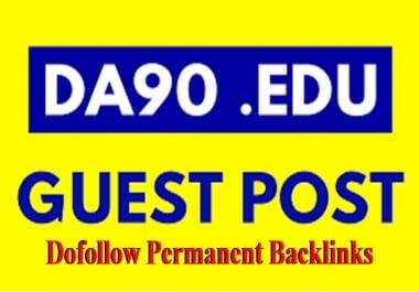 Publish strong DA 90 permanent edu guest post