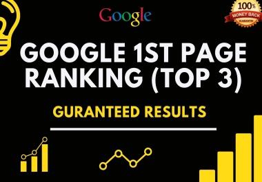 Rank Your Website on Google,  SEO Backlinks Manually 30 Days