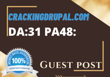 Publish Guest Post On crackingdrupal. com Do-Follow and Permanent Backlinks