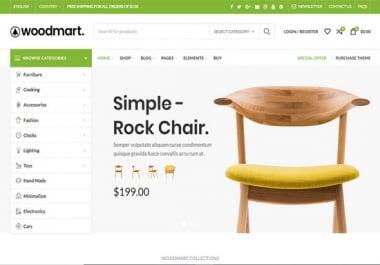Install the woocommerce theme just like demo