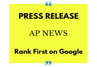 I will write and publish on AP News for press release