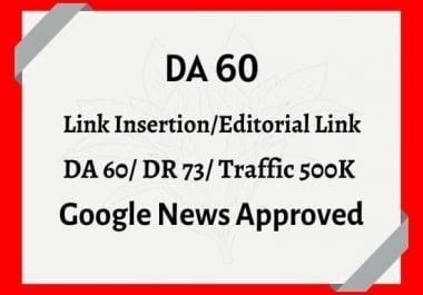 link insertion niche edit on google news site backlinks