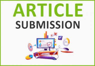 30 Permanent Article Submission from powerful website for high ranking on Google