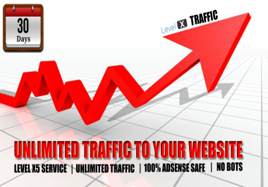 I will provide unlimited web traffic 10,000+ to any website blog affiliate shopping