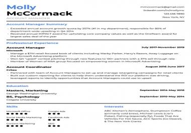 Creative Design Resume PDF Professional Writing for Jobs