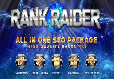 Rank Raider- All in One SEO Package Secret Formula to get 1 Google Ranking