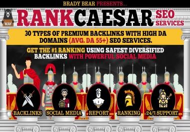 RANK CAESAR 3.0 - Premium SEO backlinks for 2021 GOOGLE PAGE 1 RANKING