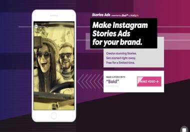 create video ads for instagram story