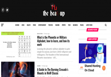 Guest Post On DA70 Google News Approved Website Thehearup. com