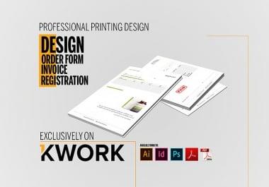 Create a company interactive Invoice,  Registration,  order form