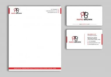 I will design Business card,  Letterhead & Stationery items