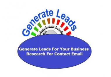 Generate Leads For Your Business Research For Contact Email
