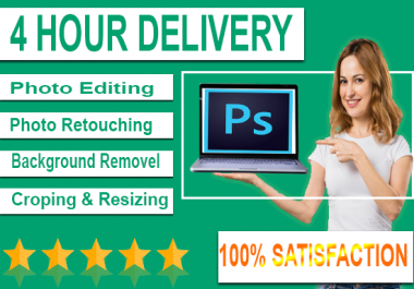 I will do photoshop editing and photo Retouching