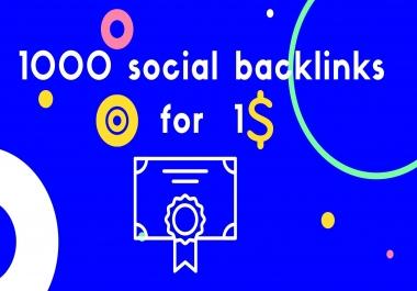 1000 High Quality backlinks for SEO 2021