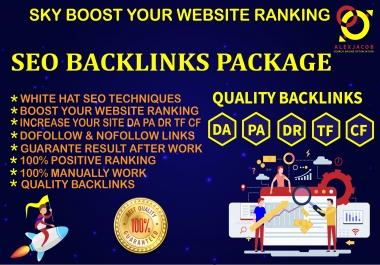 Sky Boost Your Website With High Quality SEO Permanent Monthly Backlinks Package