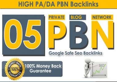 5 PBN posts - Upto TF25 Upto DA30 - QUICK RESULTS- Real Looking Sites