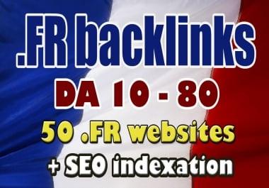 I'll Build 50 high authority French Backlinks