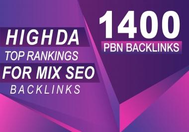 Make your 1400 PBN Backlinks High DA Top Rankings Do Mix SEO Backlinks