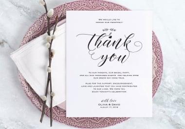 Wedding Invitation Template Services