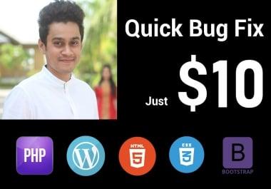 Fix your HTML,  CSS,  Responsive Issues