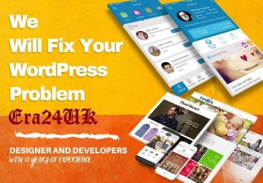 Fix Issues,  WordPress Errors,  MySQL,  PhP,  Login Problem,  Servers,  Dedicated,  Shared Hosting