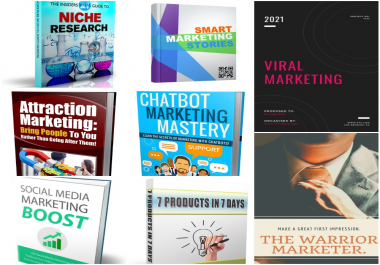 16 Ebooks Marketing Online With Resell Rights PDF