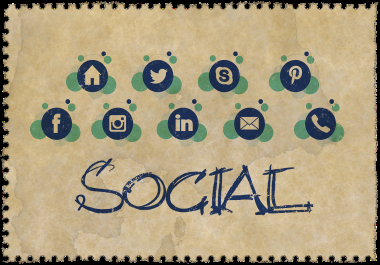 Setup any 4 Social media account profiles and Business Pages