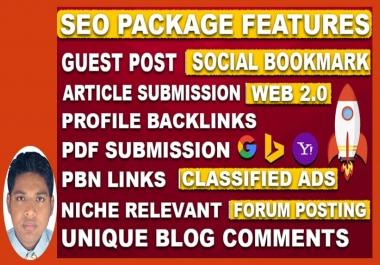 Monthly SEO Service Package Offsite Link Building2021