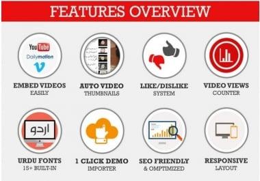 design tube wordpress site for videos
