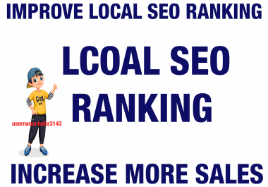 I will Be Your Monthly Local SEO Agency For Google Maps Ranking