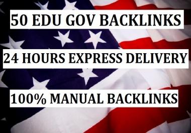 Create 50 EDU GOV Backlinks for your websites