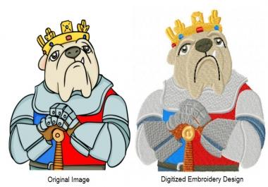 digitize any file or logo into embroidery digitizing