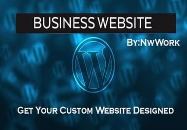 Custom Modern Unique Wordpress Website Design In Any Language