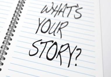 A custom made story for you with your descriptions