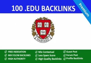 100 EDU Backlinks Manually Created From USA Universities