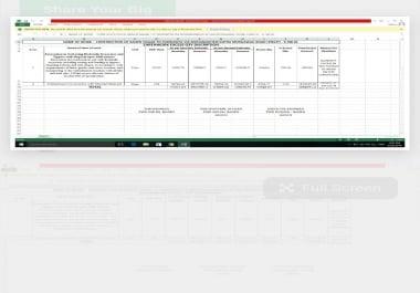 All type Excel data entry virtual assistant