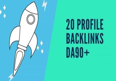 Rank Your Site High On Google With 90DA+ Manual 20+ BACKLINKS