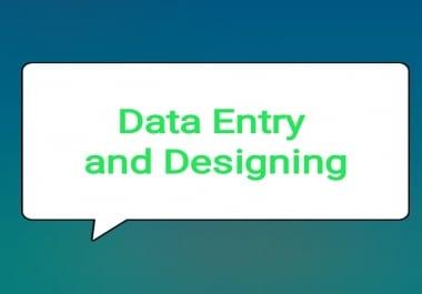 Data Entry and Designing. Microsoft office. C.C.C. Certificate holder