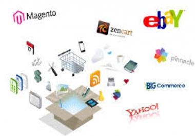 I will upload products in ecommerce