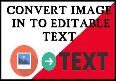 Convert images to editable text on Ms word 25 images