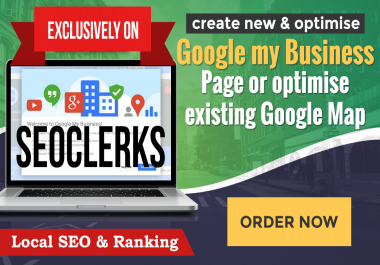 GOOGLE MY BUSINESS,  optimise existing gmb,  MAP Pack,  NEW GMB SET UP ACCOUNT