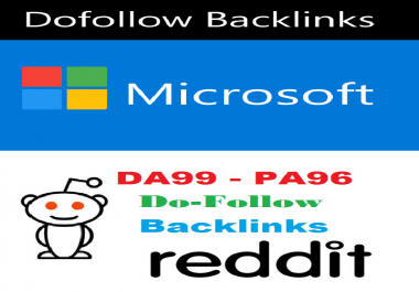 Get Microsoft and Reddit Do-follow backlinks
