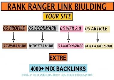 I Will POWER UP RANK RANGER SEO Link Building Service To Improve Website Ranking