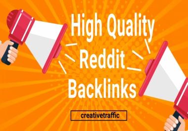1 High Quality Reddit PR10 High Da PA Backlink